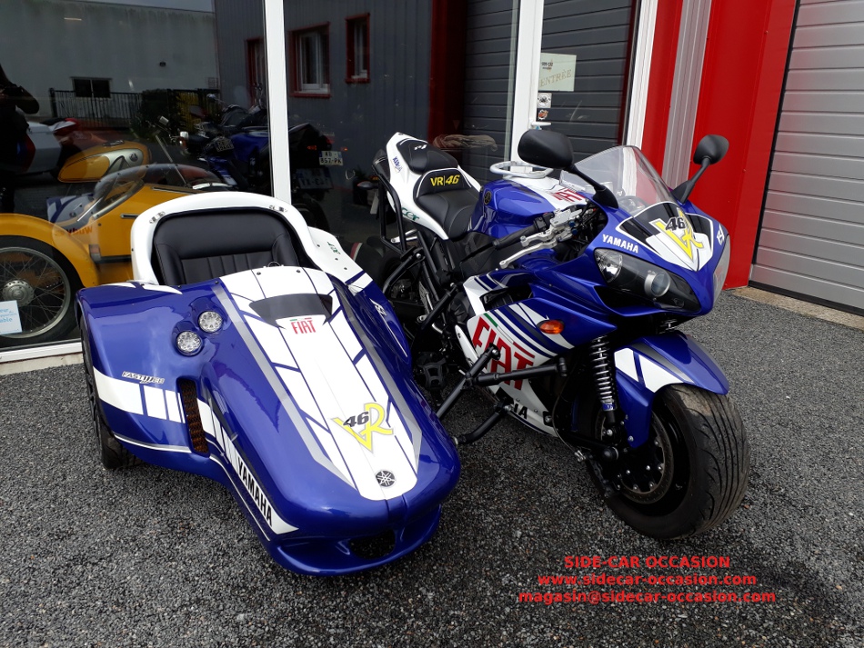SIDE-CAR Occasion et neuf . - YAMAHA 1000 R1 ROSSI REPLICA N°038/314